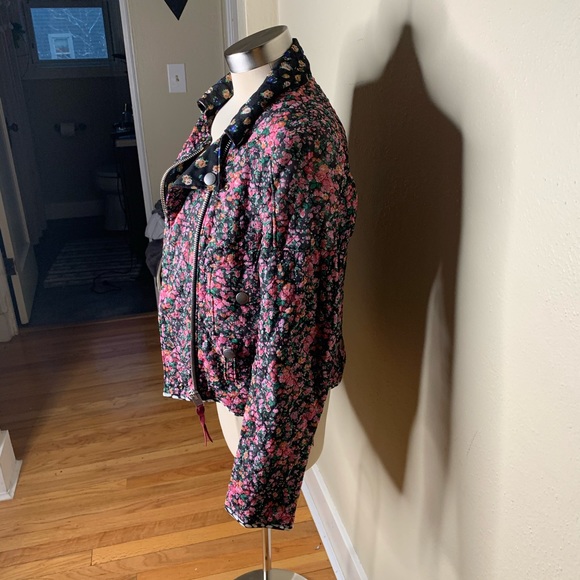 NWT coach chiffon biker jacket - Picture 3 of 8
